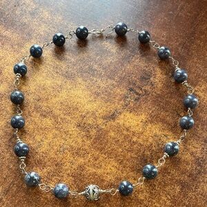 Stone bead necklace